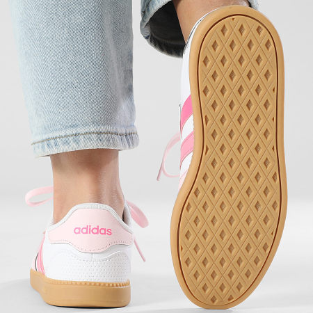 Adidas Performance - Zapatillas Mujer Breaknet Sleek KJ3799 Calzado Blanco Rosa Claro Rosa