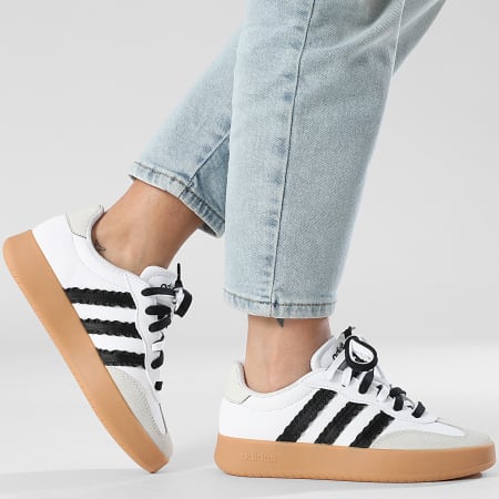 Adidas Performance - Zapatillas Mujer Barreda JP5968 Calzado Blanco Negro Core Goma 10