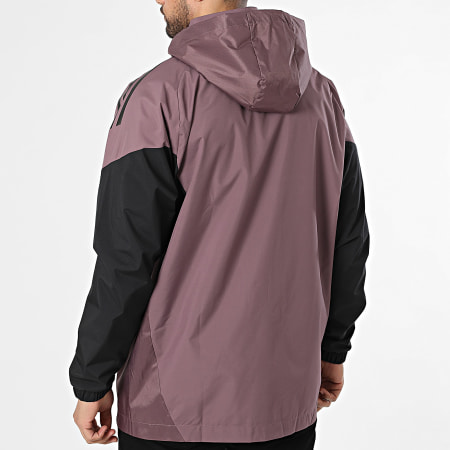 Adidas Sportswear - Veste Capuche Zippée Real Madrid JZ8988 Violet Noir