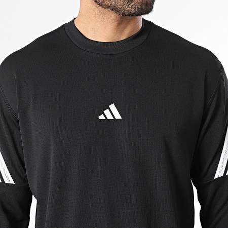Adidas Sportswear - Tee Shirt Manches Longues Crazy Lite JZ9647 Noir