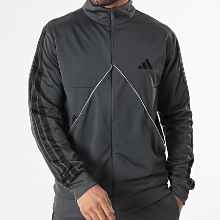Adidas Sportswear - Ensemble De Survetement Tiro KB8778 Gris Anthracite Noir