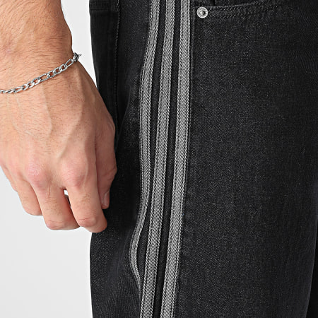 Adidas Originals - Vaquero A Bandas Baggy Firebird KD1497 Negro