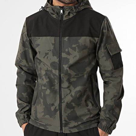 Classic Series - Completo 021 Nero Verde Kaki Camouflage