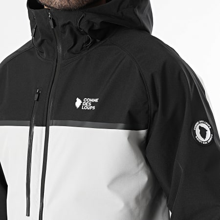Veste Motard Pluie Réfléchissante Coupe-Vent 100% Étanche - Noir XL - Protection Moto Parfaite