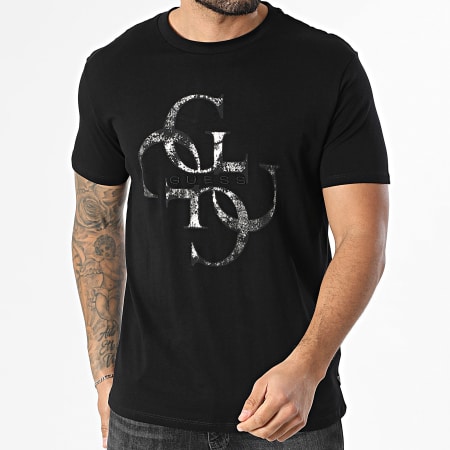 Guess - Tee Shirt M6RI03-I3Z14 Noir