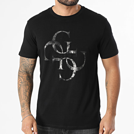 Guess - Tee Shirt M6RI03-I3Z14 Noir