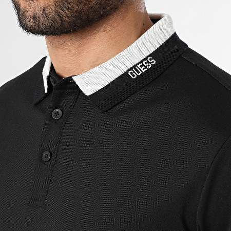 Guess - Polo Manches Courtes M6RP47-KARS2 Noir