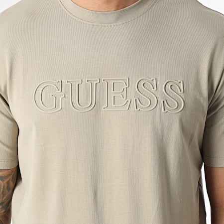 Guess - Tee Shirt Z2YI11-J1314 Beige Foncé
