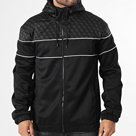 Guess - Veste Zippée Capuche Z6RQ13-KD472 Noir