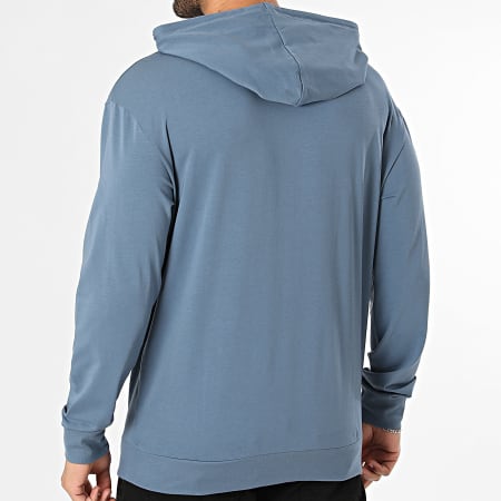 HUGO - Tee Shirt Manches Longues Capuche Laze 50525244 Bleu