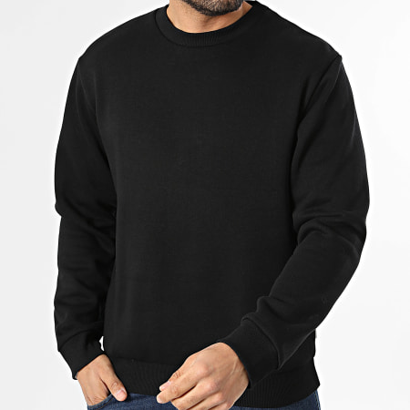 Jack And Jones - Lot De 2 Sweats Crewneck Bradley Noir Vert Kaki