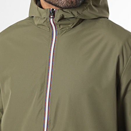 Jack And Jones - Coupe-Vent Capuche Zippé Jake Vert Kaki