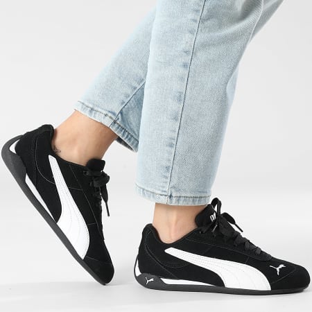 Puma - Zapatillas Mujer Puma Replicatch SD Jr 406603 Negro Puma Blanco Puma