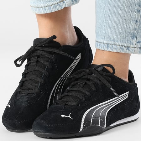 Puma - Zapatillas Mujer Puma Catch SD Jr 406608 Negro Puma Blanco Puma