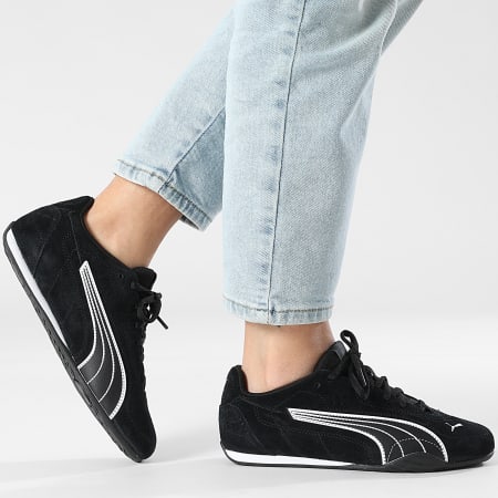 Puma - Zapatillas Mujer Puma Catch SD Jr 406608 Negro Puma Blanco Puma