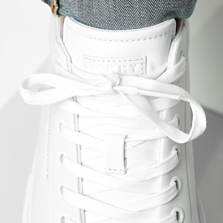 Tommy Hilfiger - Baskets Harlem Street Leather 5708 White
