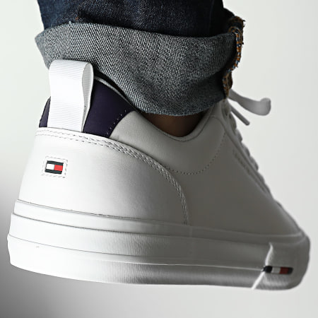 Tommy Hilfiger - Baskets Harlem Street Leather 5708 White
