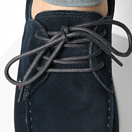 Tommy Hilfiger - Chaussures Casual Suede Stitch Toe Hybrid 5707 Desert Sky