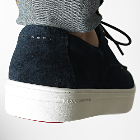 Tommy Hilfiger - Chaussures Casual Suede Stitch Toe Hybrid 5707 Desert Sky