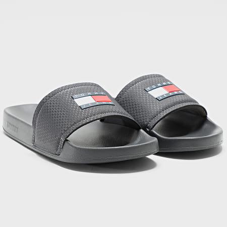 Tommy Jeans - Claquettes Pool Slide 1673 Washed Black