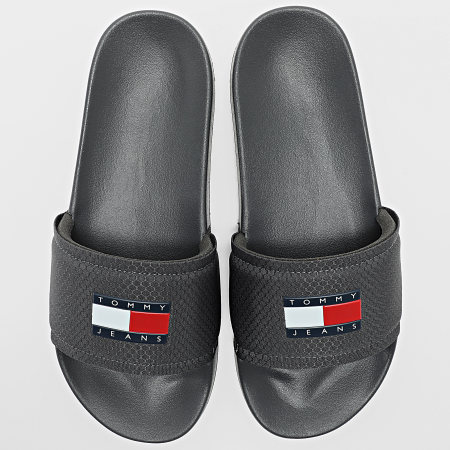 Tommy Jeans - Claquettes Pool Slide 1673 Washed Black