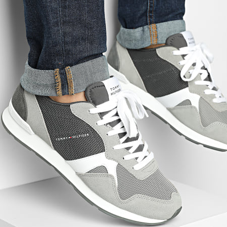 Sneakers Grey Tommy Hilfiger Shoes Tommy Hilfiger Men's Tonal Logo