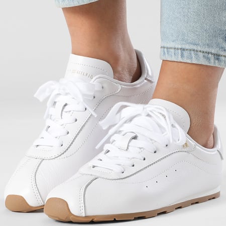 Tommy Hilfiger - Baskets Femme TH Low Profile Runner 8951 White