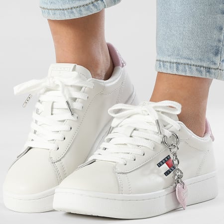 Tommy Jeans - Baskets Femme Archive '98 Valentines 3024 Ecru