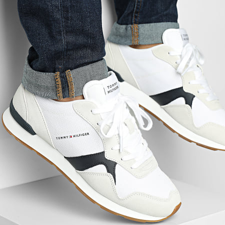 Tommy Hilfiger - Baskets Runner Icon Mix 5679 White