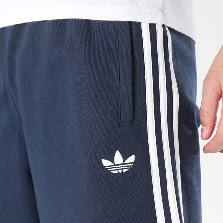 Adidas Originals - Short Jogging A Bandes 3 Stripes KE3565 Bleu Marine