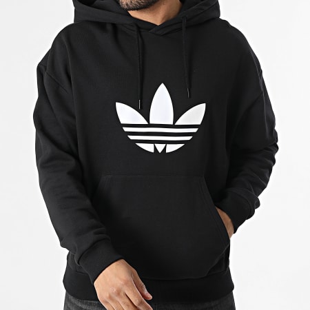 Adidas Originals - Sudadera con capucha Trefoil KE0877 Negro