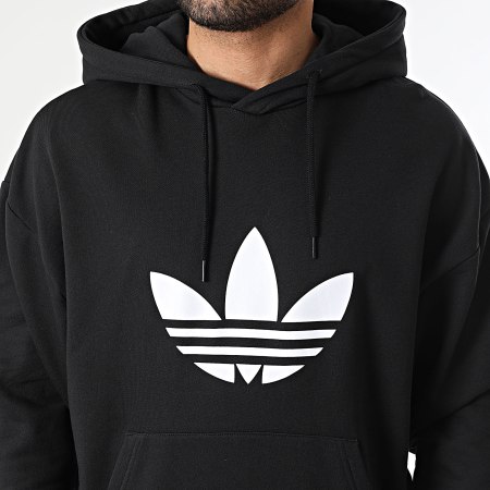 Adidas Originals - Sudadera con capucha Trefoil KE0877 Negro