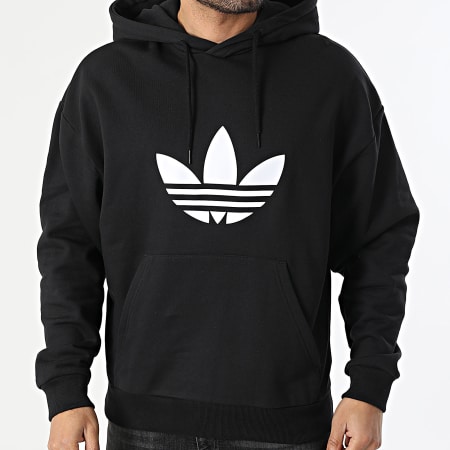 Adidas Originals - Sudadera con capucha Trefoil KE0877 Negro