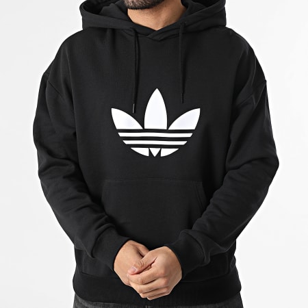 Adidas Originals - Sudadera con capucha Trefoil KE0877 Negro
