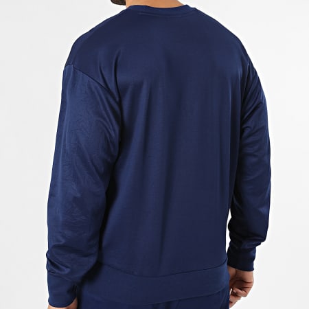 Adidas Sportswear - Ensemble De Survêtement Big Logo KB6224 Bleu Marine Noir