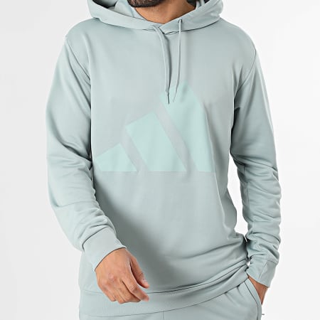 Adidas Sportswear - Ensemble De Survêtement Big Logo KB8782 Vert Clair