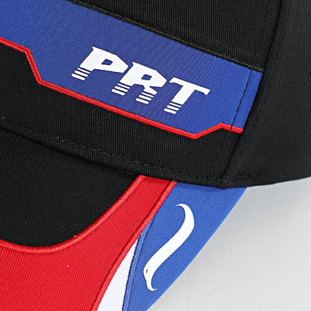 PRT - Casquette Lutèce Noir Rouge Bleu Roi