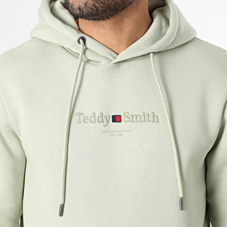 Teddy Smith - Sweat Capuche Jim 10816997D Vert Clair