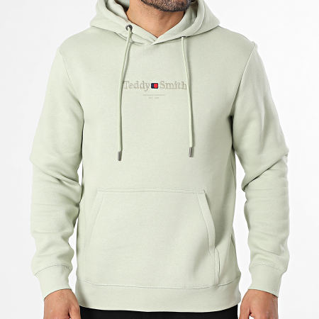 Teddy Smith - Sweat Capuche Jim 10816997D Vert Clair