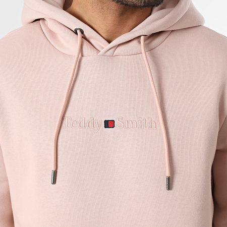Teddy Smith - Sweat Capuche Jim 10816997D Rose