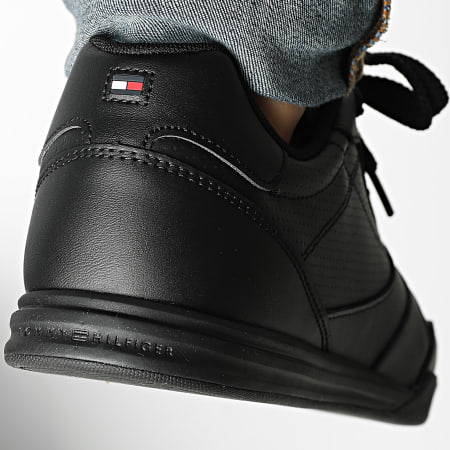 Tommy Hilfiger - Baskets Lopro Cup Leather 5677 Black
