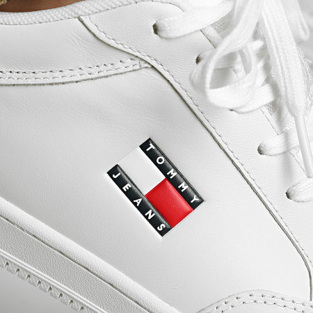Tommy Jeans - Baskets Cupsole Long Lace Leather 1707 Ecru