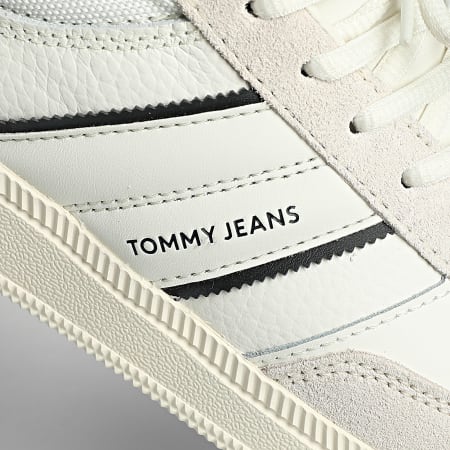 Tommy Jeans - Baskets The Greenwich Edge Mix 1672 Ecru Black