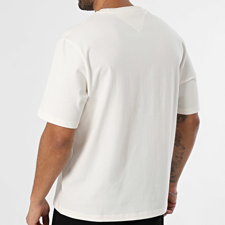 Tommy Jeans - Tee Shirt Oversize 90s Distressed Flag 2463 Blanc