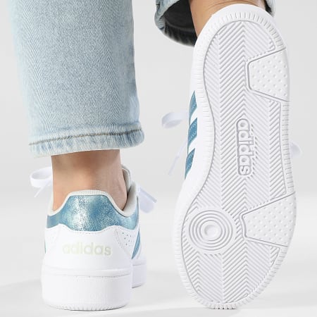Adidas Performance - Zapatillas Mujer Hoops Classic W KI1098 Footwear White Supplier Colour Orbit Grey