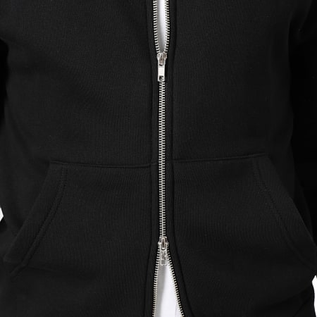 LBO - Sweat Zippé Capuche 4128 Noir