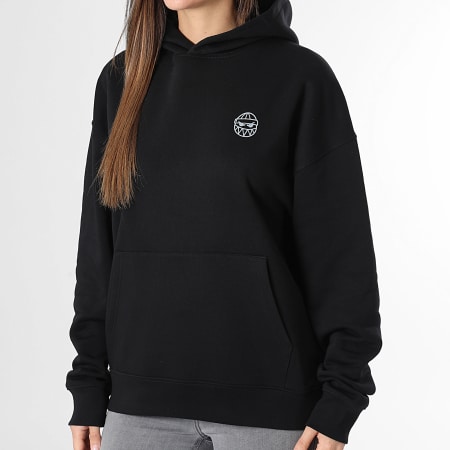 Sale Môme Paris - Sweat Capuche Relaxed Femme Street Boyz Noir Gris