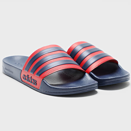 Adidas Sportswear - Claquettes Adilette Shower IH9024 Dark Blue Better Scarlet
