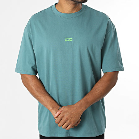 Hugo Blue - Tee Shirt Oversize Nalono 50509776 Bleu Canard