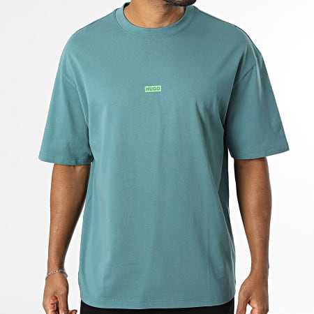 Hugo Blue - Tee Shirt Oversize Nalono 50509776 Bleu Canard